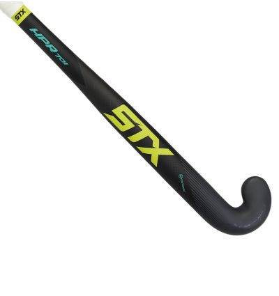 STX HPR 701 Field Hockey Stick, Black Yellow and Teal, Outside View