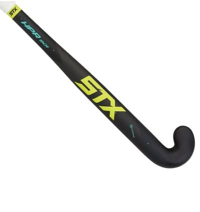 STX HPR 901 Field Hockey Stick, Black Yellow and Teal, Outside View