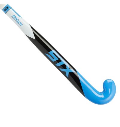 RX101 white blue field hockey stick front