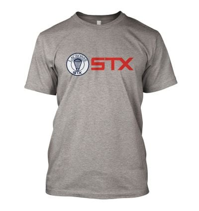 STX Vintage Red Logo t Shirt gray front