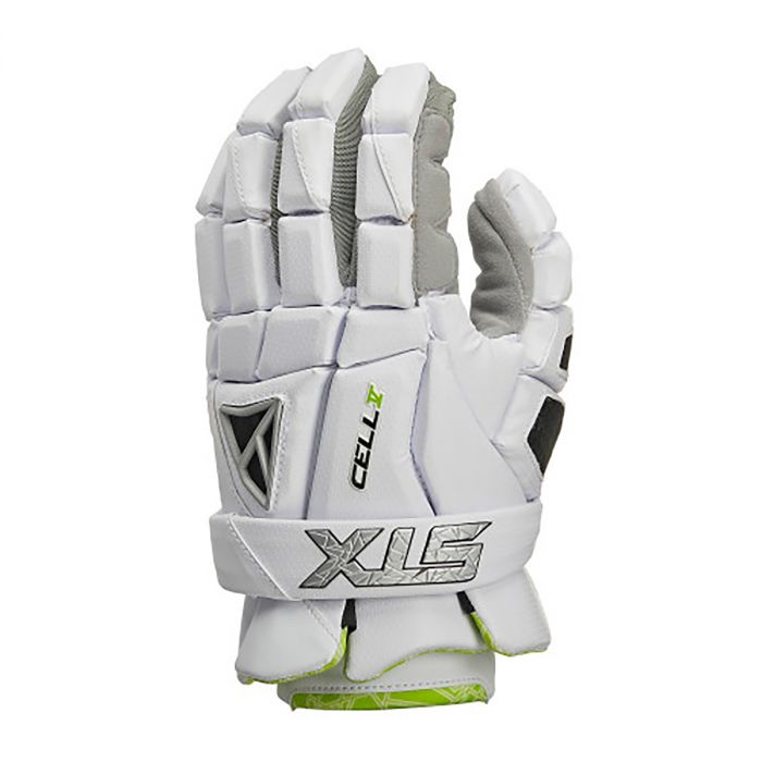 STX Cell V Goalie Gloves White Medium 