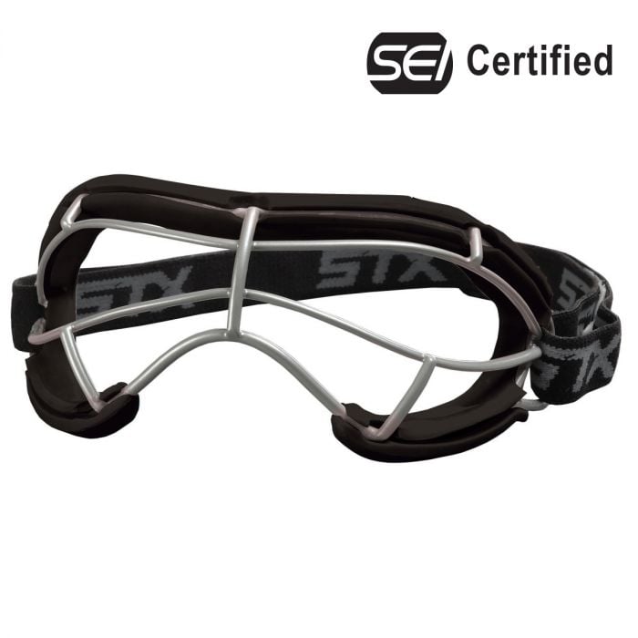 Black/Lizard 3 STX Womens 4Sight Focus Lacrosse Goggles 
