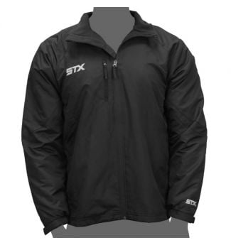 STX Apparel Team Mid Weight Warm Up Jacket, Senior , Small, Black