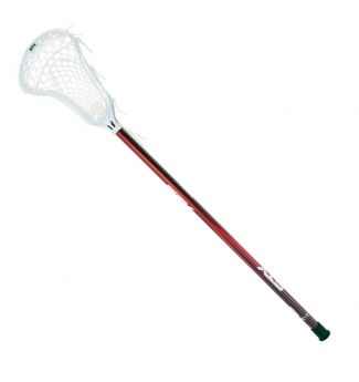 exult 400+ lacrosse stick white and red