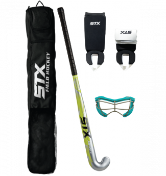 STX Field Hockey Junior Starter Pack with 2 See-S Dual Sport Goggles