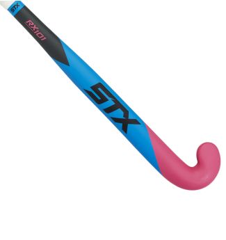 STX Rx101 Field Hockey Stick, Blue and Pink, Outside View