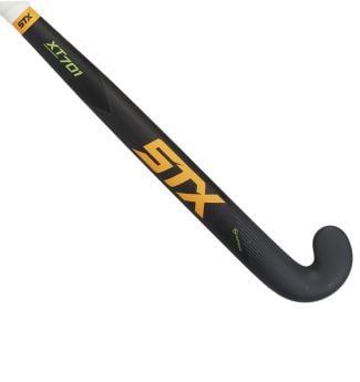 STX XT 701 Field Hockey Stick, Black Orange and Green, Outside View
