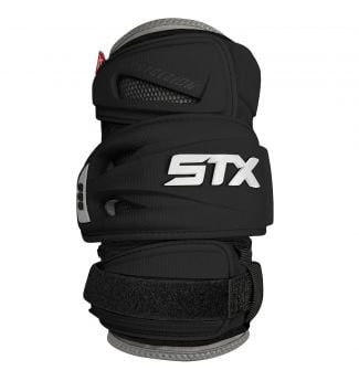 STX stallion 900 lacrosse arm pad black front