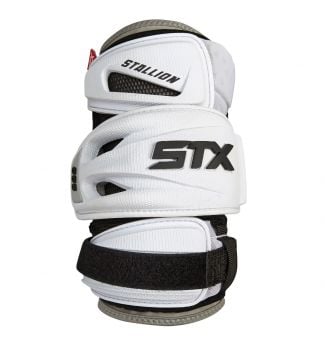 STX stallion 900 lacrosse arm pad white front