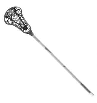 stx crux 400 complete lacrosse stick graphite with black pocket full