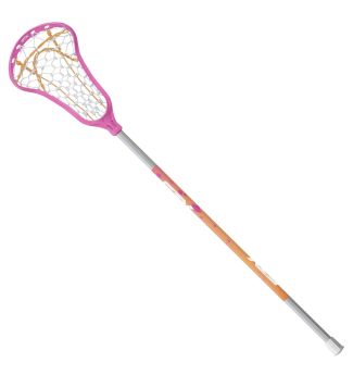 stx exult rise girl's lacrosse stick punch front