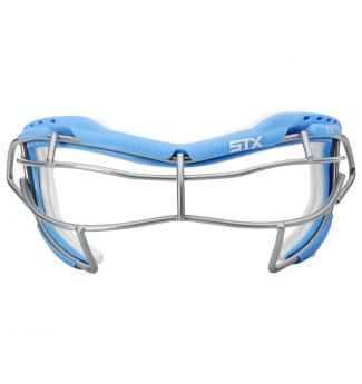 STX Focus XV-S Women's Lacrosse Goggle Carolina/White