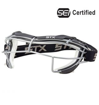 NEW STX 4Sight Pro Women's ORANGE Goggles With Strap Lacrosse ASTM F803-11 