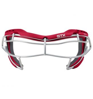 STX Focus XV-S Women's Lacrosse Goggle Red/Graphite