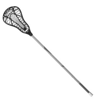 stx fortress 300 girl's lacrosse stick front black