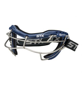 STX Focus-S Ti+ Lacrosse Goggle Angle Navy