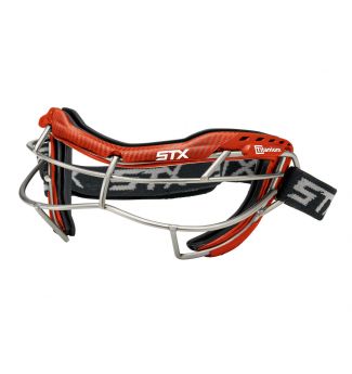 STX Focus-S Ti+ Lacrosse Goggle Angle Red