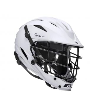 Rival Junior Helmet White Front Angle