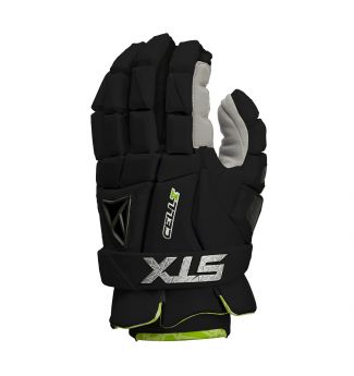 Cell V Gloves Front Black