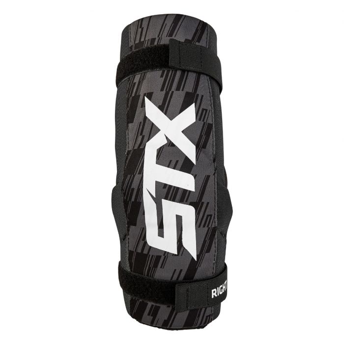 STX Stallion 50 Lacrosse Arm Pads Youth Medium Protective Gear Black for sale online 